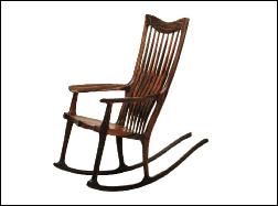 macassar ebony rocking chair