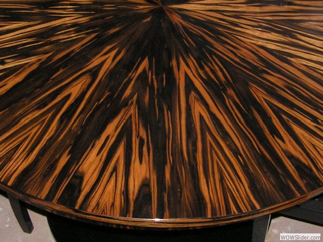 Macassar Ebony Tabletop